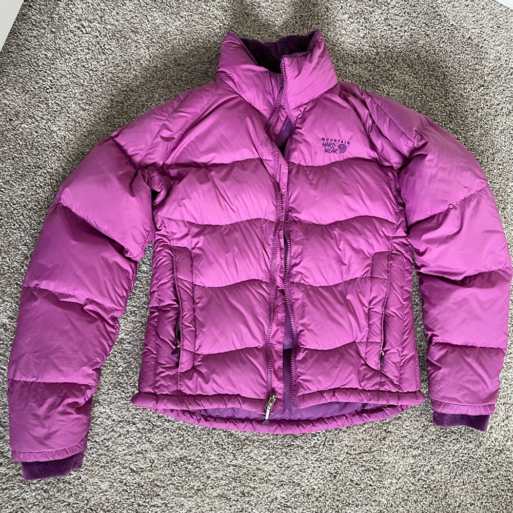 Mountain Hardwear Women's Vibrant Purple Puffy Down Jacket
